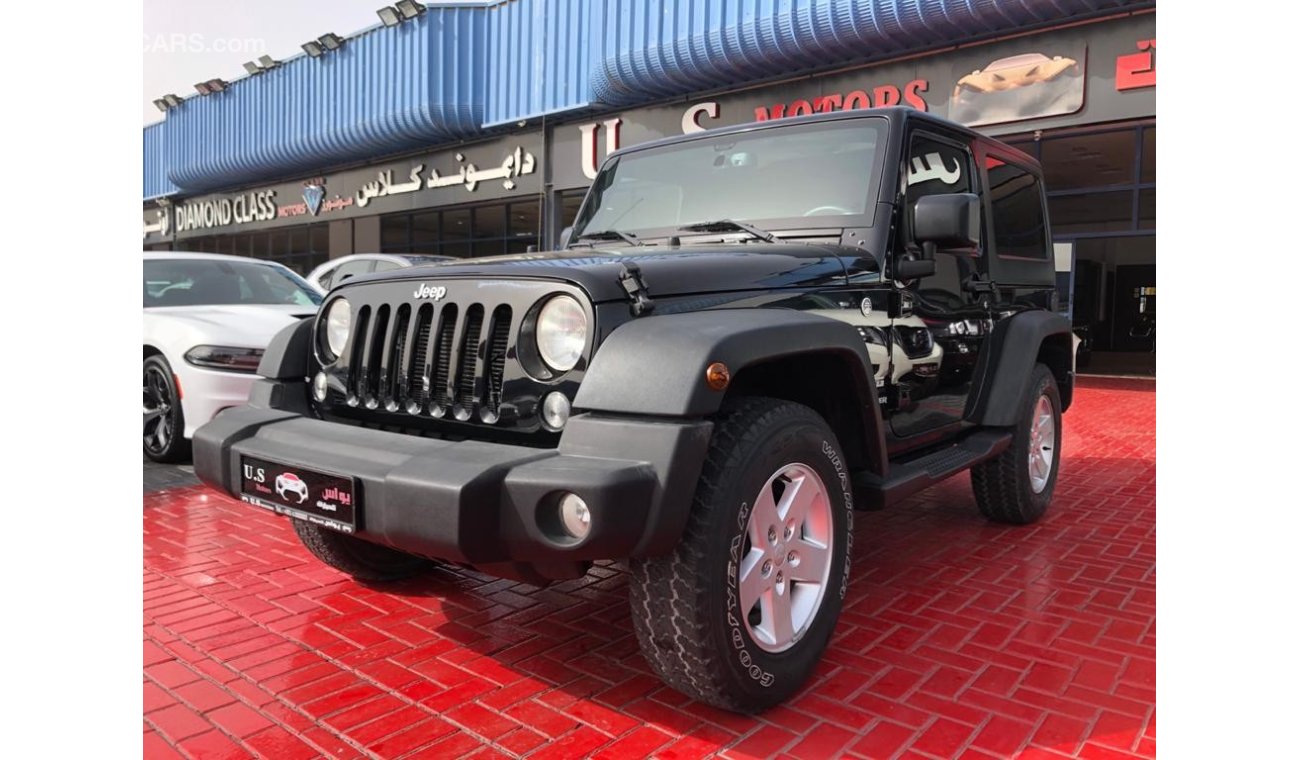 Jeep Wrangler UNLIMITED SPORT 2017 GCC LOW MILEAGE IN MINT CONDITION