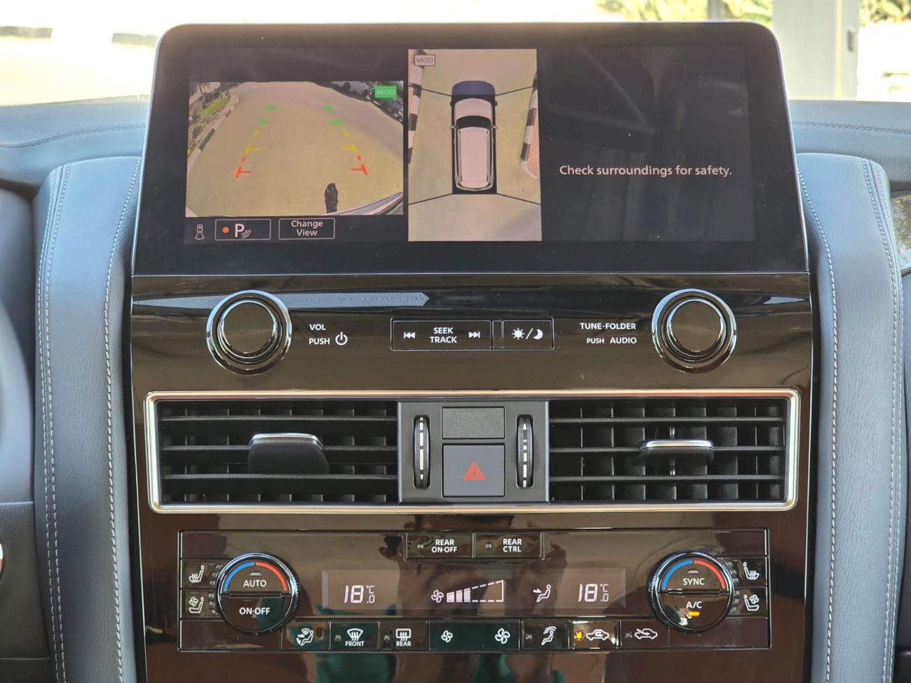 Nissan Patrol LE Platinum 5.6L 2023 GCC ROSTAMANI LOW MILEAGE WITH AGENCY WARRANTY IN MINT CONDITION