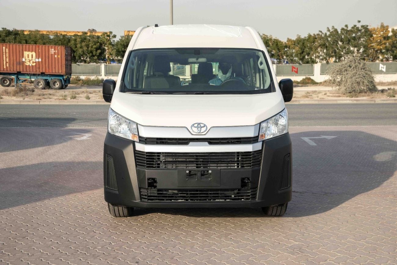 Toyota Hiace High Roof Manual 2.8L - White Inside Dark Grey | Export Only