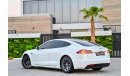 تيسلا Model S 75D | 4,289 P.M | 0% Downpayment | Full Option | Agency Service Contracr