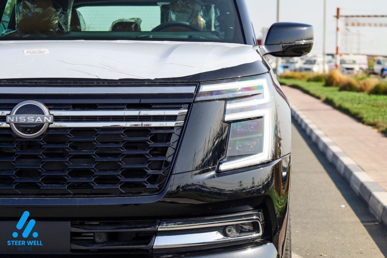 نيسان باترول LE Platinum 3.5L V6 | AWD | 9-Speed AT | 8-Seater Luxury SUV | Tan Interior | Export Only