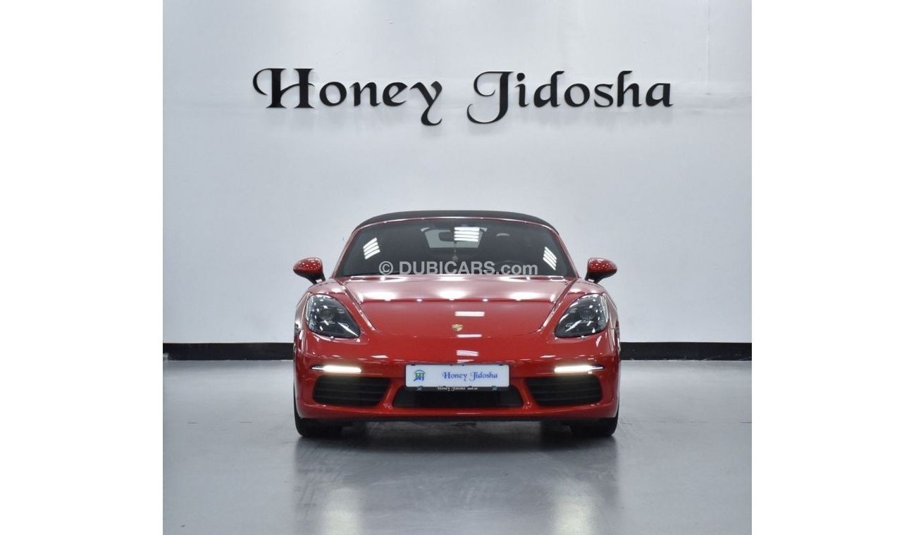 Porsche 718 Boxster EXCELLENT DEAL for our Porsche 718 Boxster S 2.5L ( 2017 Model ) in Red Color GCC Specs