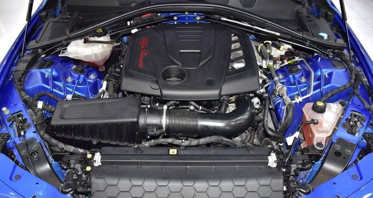 ألفا روميو جوليا EXCELLENT DEAL for our Alfa Romeo Giulia Q2 Veloce ( 2023 Model ) in Blue Color GCC Specs