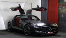 Mercedes-Benz SLS AMG - Matte Black Vinyl Wrap