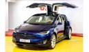 تيسلا موديل اكس RESERVED ||| Tesla Model X 100D 2017 GCC under Agency Warranty with Flexible Down-Payment.