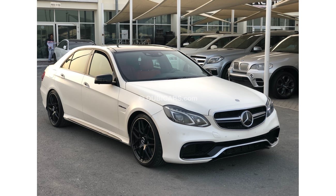 Mercedes-Benz E 63 AMG MERCEDES BENZ E63 AMG MODEL 2014 car prefect condition full option panoramic roof leather seats back