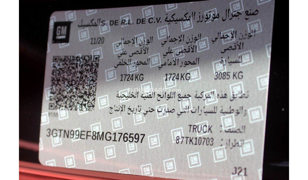 GMC Sierra (2021) AT4 SINGLE CABIN, GCC,07 YEARS WARRANTY FROM LOCAL DEALER