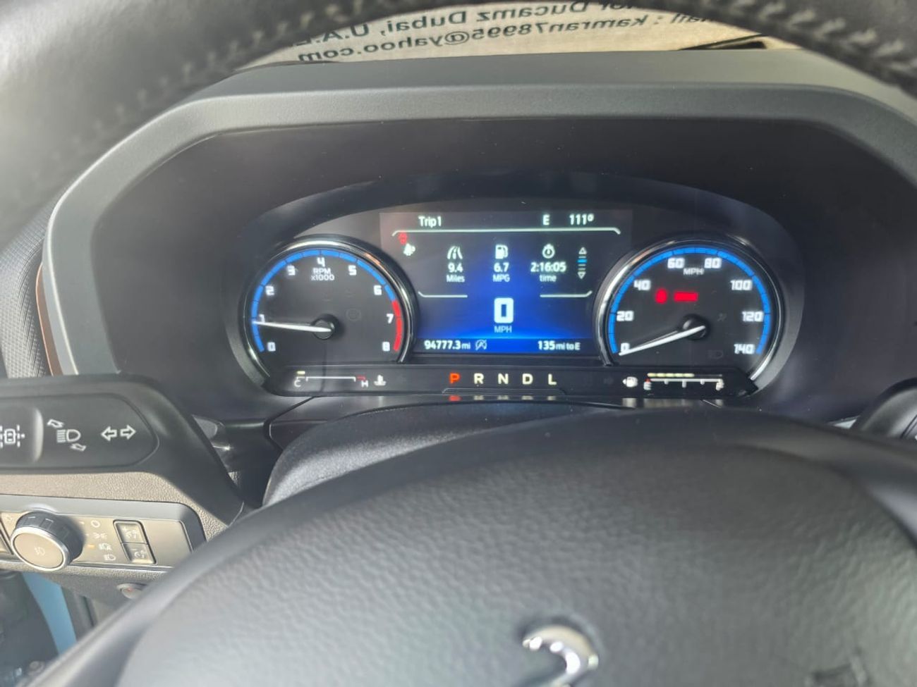 Ford Bronco 2021 Model Push button , 4x4 and original leather