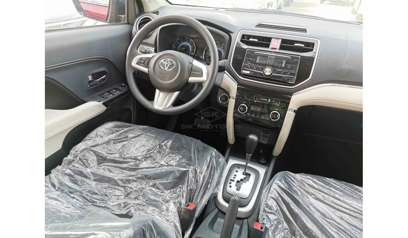 Toyota Rush 1.5L Petrol, 17" Rims, Roof A/C Ventilator, Front Defogger Control, Fabric Seat (CODE # TRGC04)