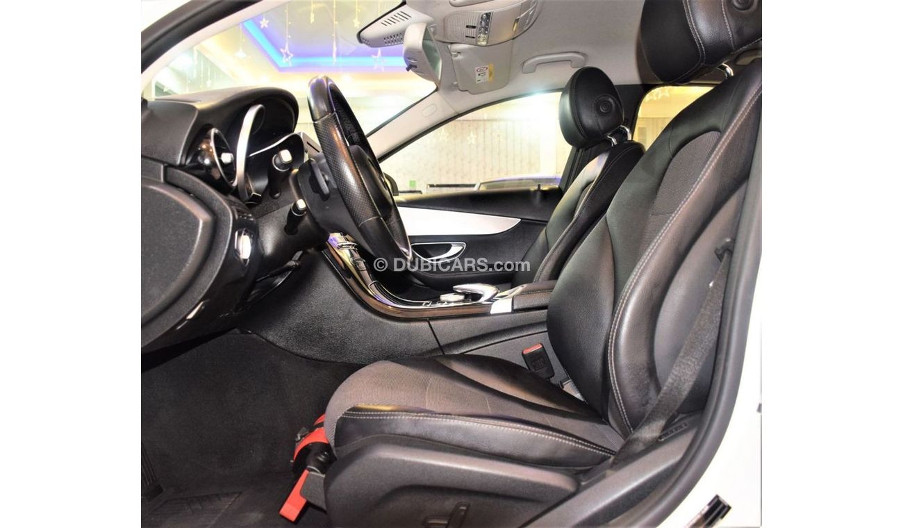 مرسيدس بنز C 180 AMAZING Mercedes Benz C180 1.6L 2016 Model!! in White Color! GCC Specs