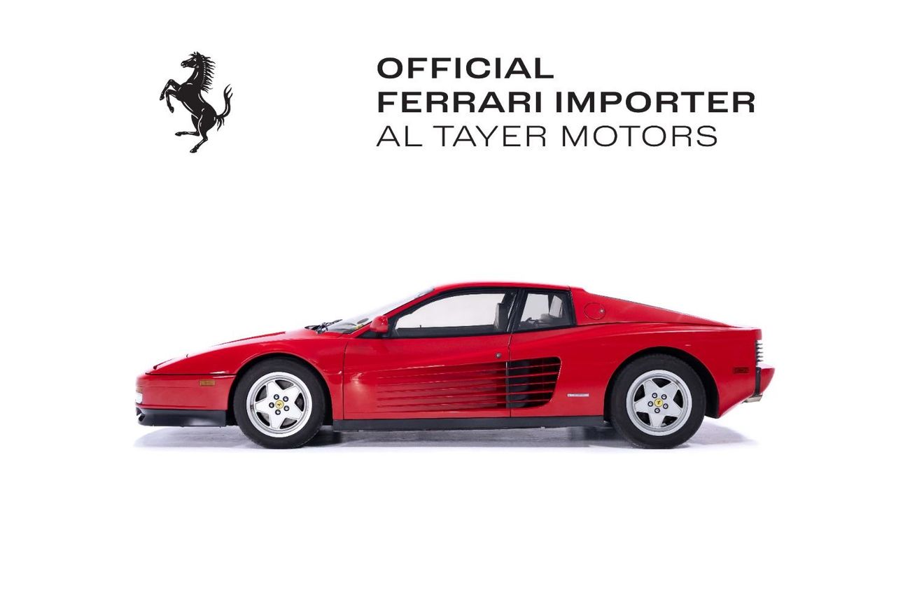 Ferrari Testarossa Drive the Legend: Classiche MY in Rosso Corsa