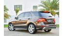 مرسيدس بنز ML 350 Only 69,000 Kms - AED 1,743 Per Month! - 0% DP