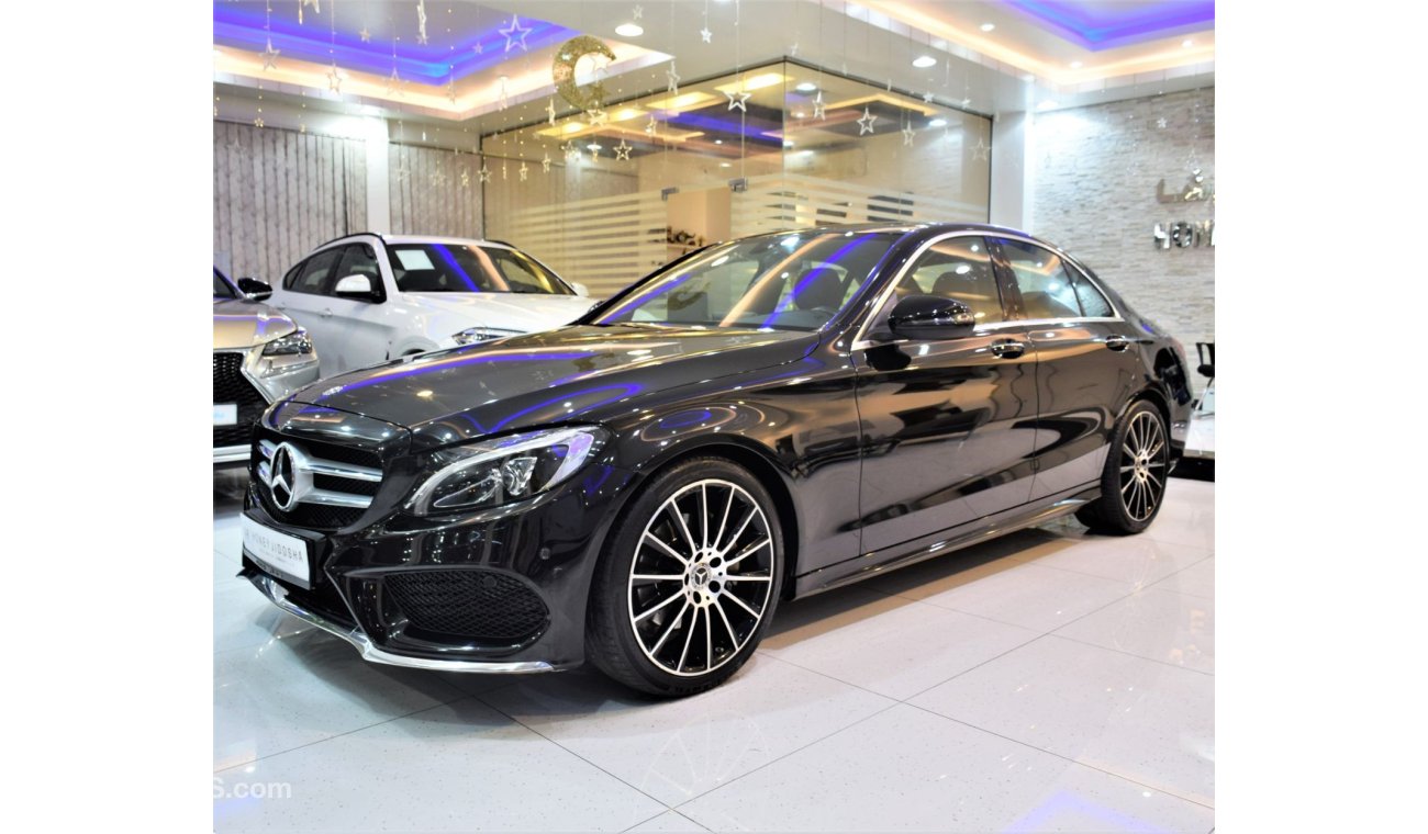 مرسيدس بنز C200 EXCELLENT DEAL for our Mercedes Benz C200 2017 Model!! in Black Color! GCC Specs