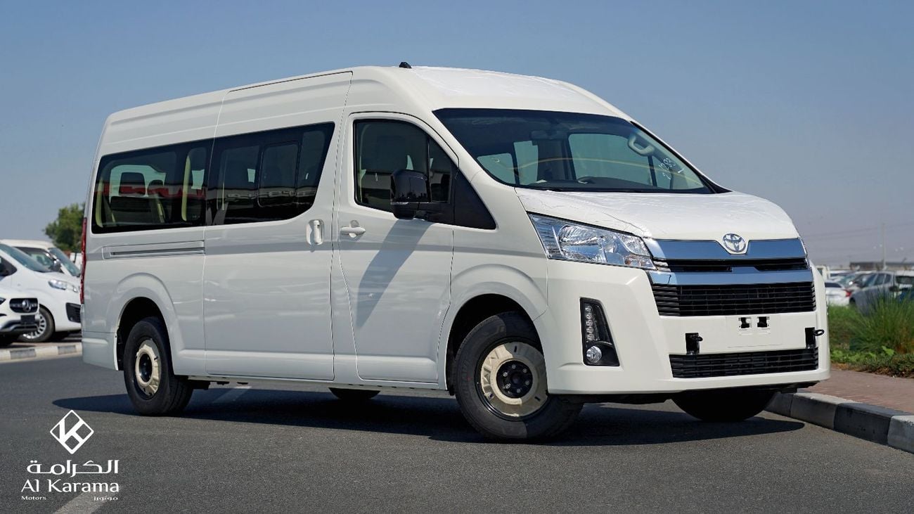 تويوتا هاياس 2.8L Manual Transmission | High Roof 14 Seats | Rear Camera | 4 Doors | AC/Heater