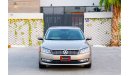 Volkswagen Passat Full Option | Leather Seats & Sunroof | 960 P.M | 0% Downpayment | Perfect Condition!