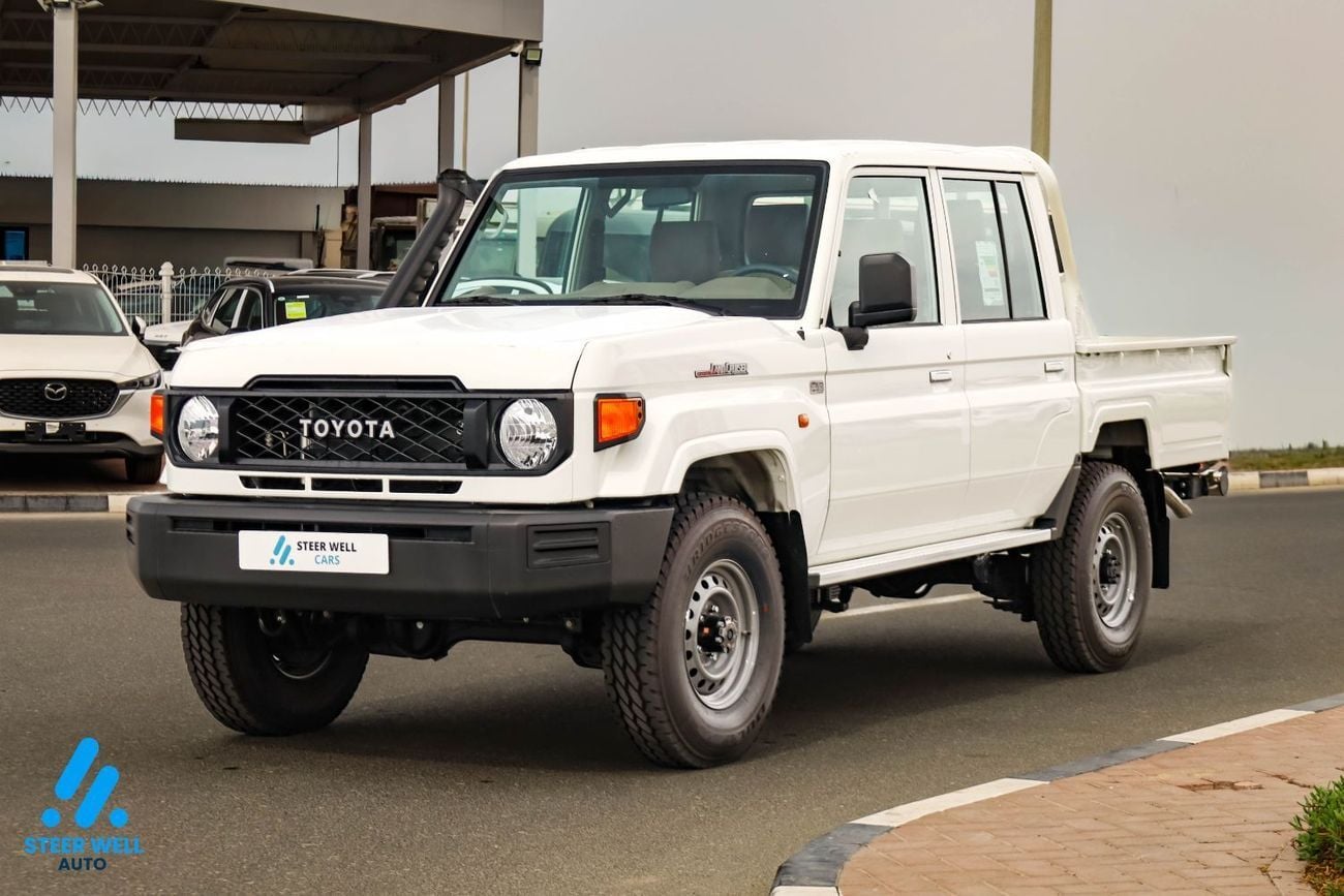 تويوتا لاند كروزر بيك آب Double-Cab LC 79 | 2.8L Turbo DSL | GCC Specs | 4WD MT | Heavy Duty | Export Ready