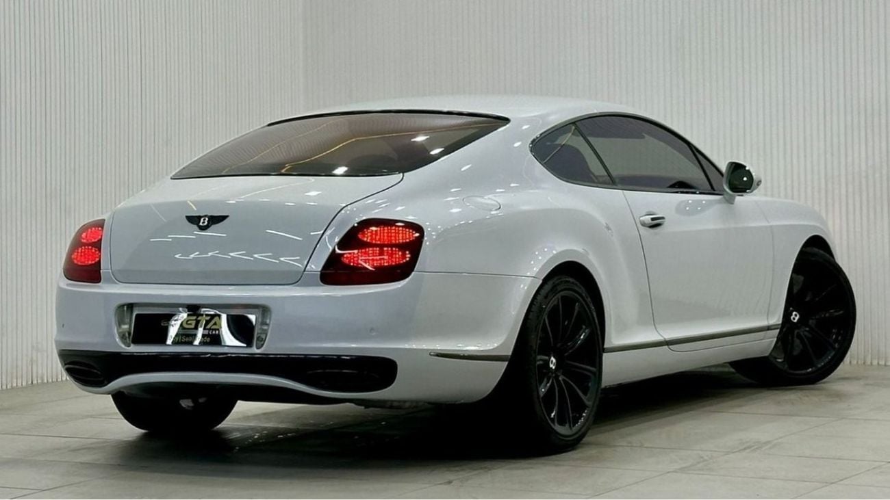 بنتلي كونتيننتال جي تي 2010 Bentley Continental GT Supersports, Service History, Excellent Condition, GCC