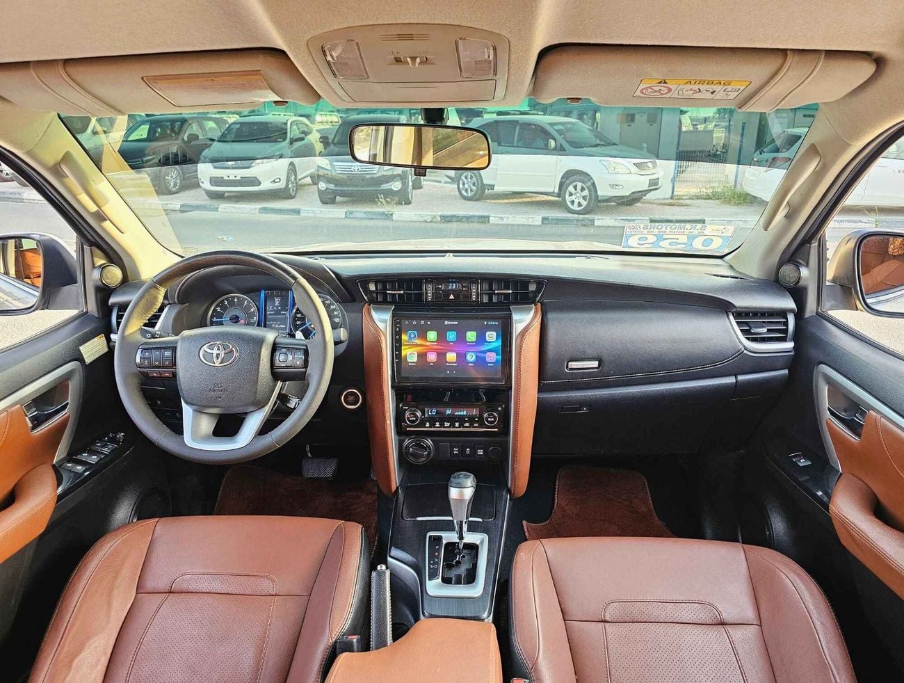 تويوتا فورتونر VXR V6/ 4WD/ AUTO TRUNK/ TRIPTONIC/ DVD/ HEAD REST/ LEATHER/ LOT# 31141