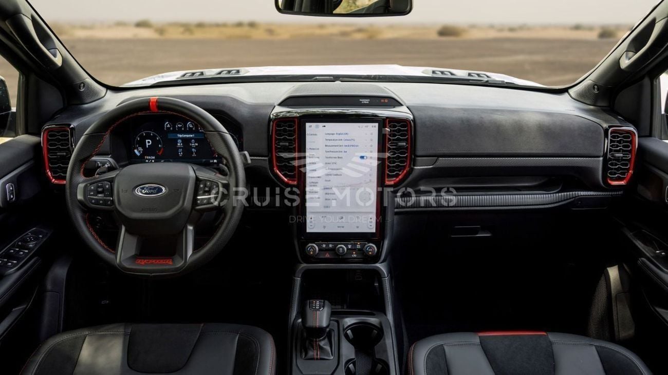 فورد رينجر رابتور Automatic - 3.0L - Petrol - Pick Up - 4WD - 5 Seats - 4 Doors - BLACK
