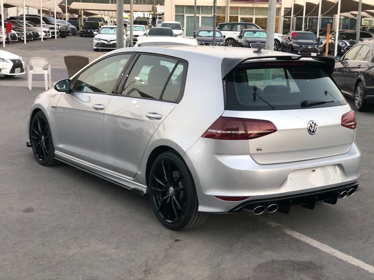 Volkswagen Golf GOLF R MODEL 2015 GCC car perfect condition full option panoramic roof leather seats back camera bac