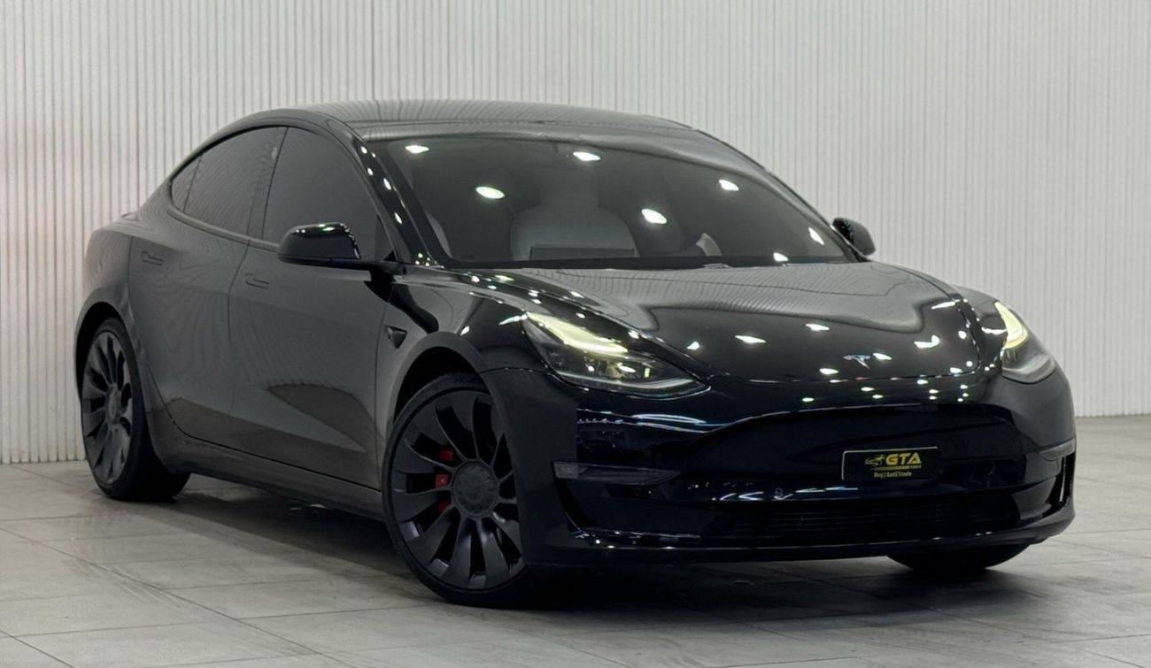 تسلا موديل 3 2021 Tesla Model 3 Performance , Agency Battery Warranty 6/29 or 192k, Full Service History, GCC