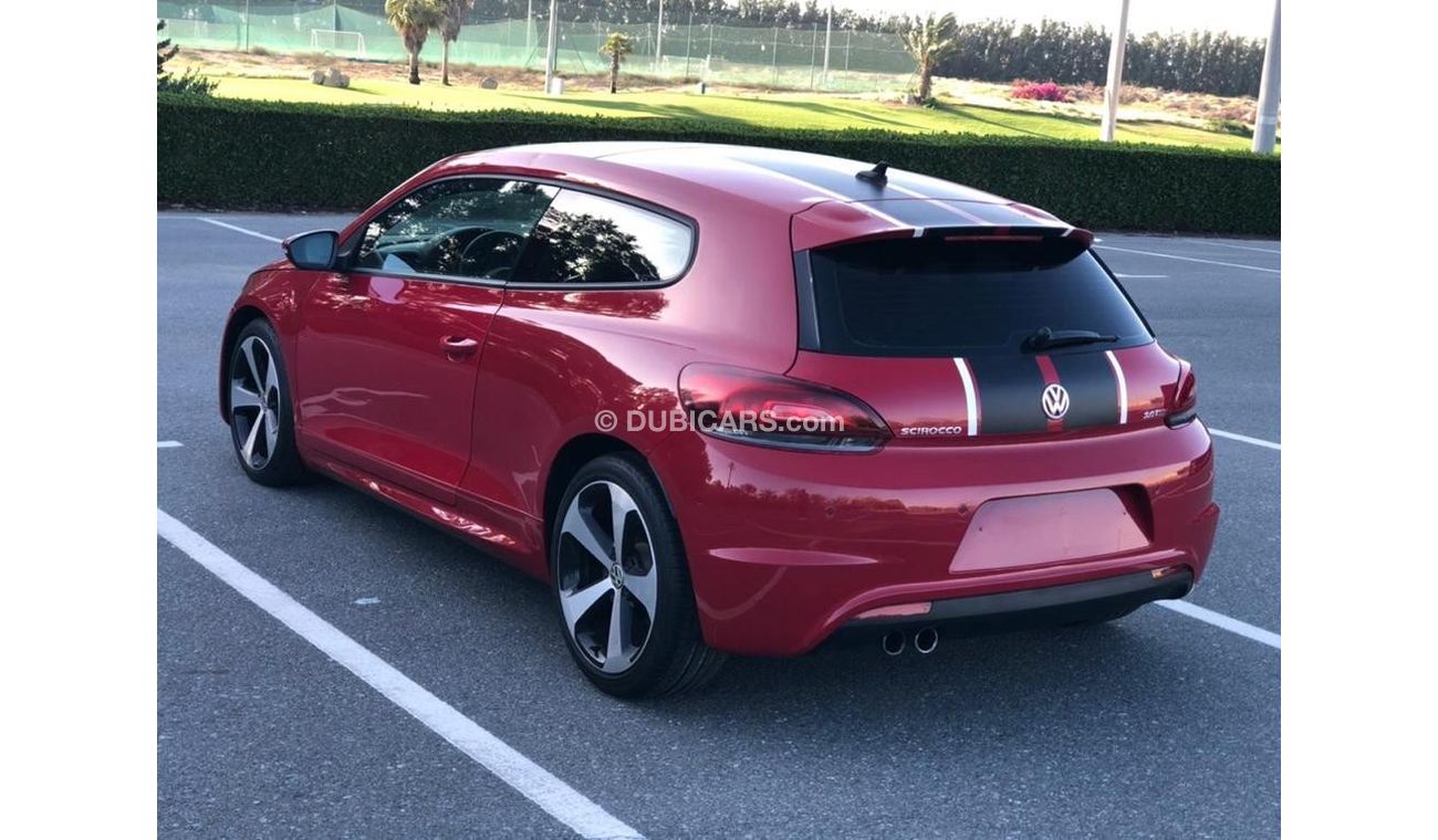 Volkswagen Scirocco R-Line MODEL 2014 GCC CAR PREFECT CONDITION INSIDE AND OUTSIDE FULL OPTION PANORAMIC ROOF LEATHER SE