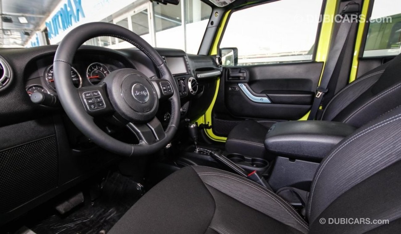 Jeep Wrangler Brand New 2016  SAHARA UNLIMITED 3.6L V6 GCC With 3 Yrs/60000 km AT the Dealer (Last Unit)