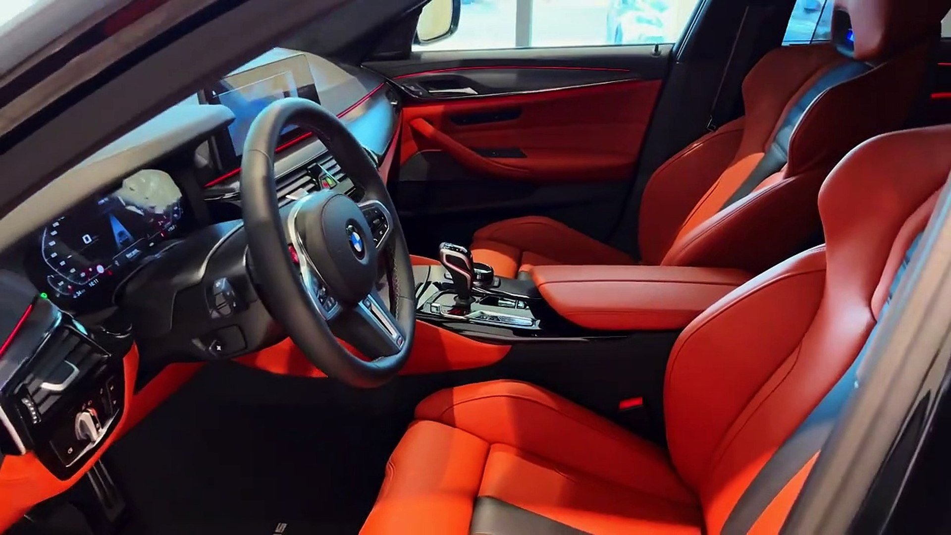 BMW M5 interior - Rear Seats
