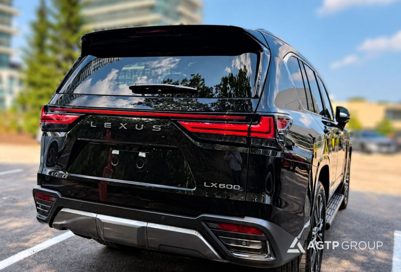 Lexus LX600 3.5L V6 Twin-Turbo Petrol | FULL OPTION | 4WD | Automatic | Canadian Specs | Black | Tan Leather Int