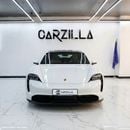 Porsche Taycan Base AED 4,602 /Monthly  l Porsche Taycan – 79.2 kWh Electric Luxury Sedan l White