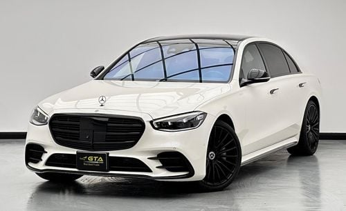 مرسيدس بنز S 500 2021 Mercedes-Benz S500 4MATIC, 1 Year Unlimited KM Warranty, Full Service History