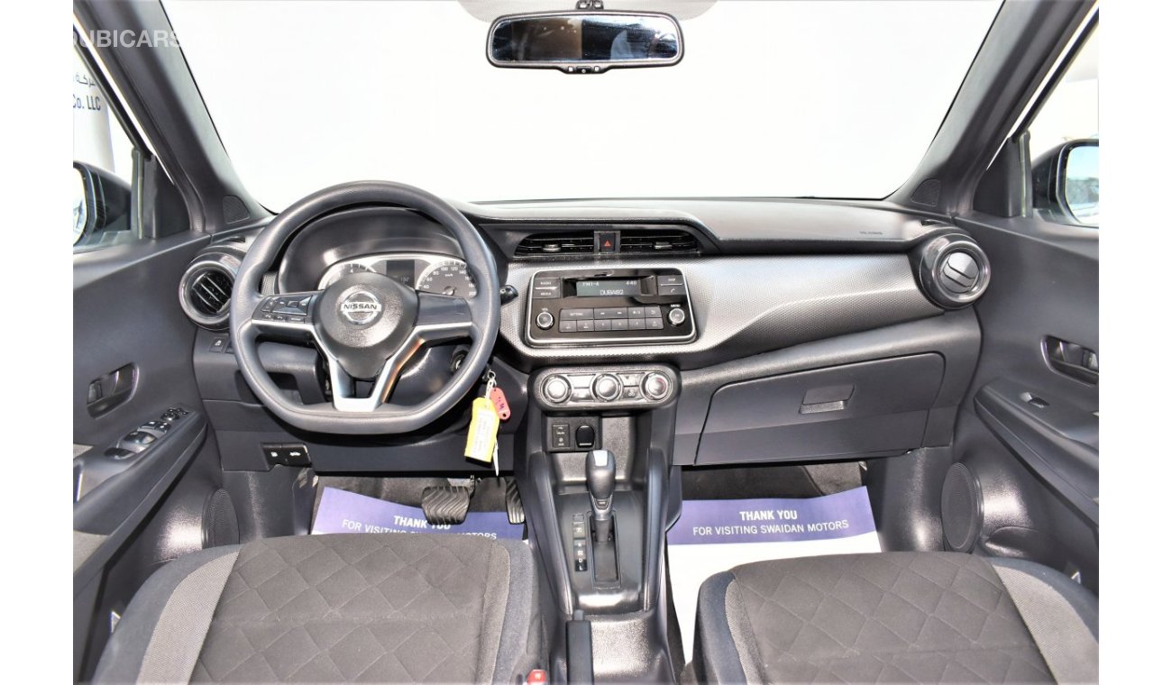 Nissan Kicks AED 879 PM | 1.6L S GCC DEALER WARRANTY