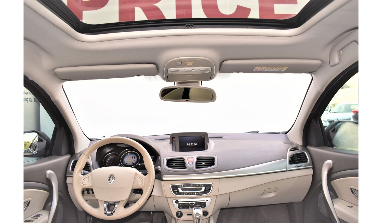 Renault Fluence 2.0L LE 2017 GCC SPECS DEALER WARRANTY WITH NAVIGATION