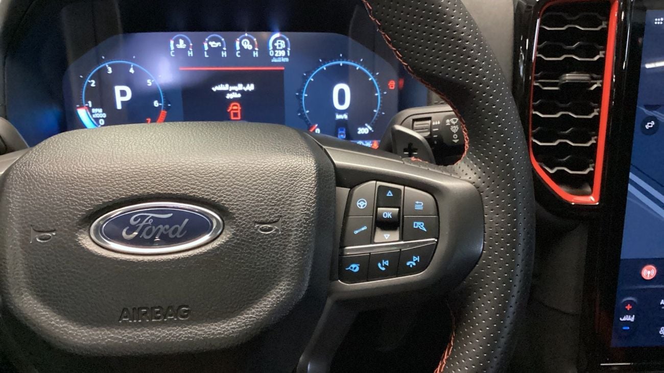 فورد رانجر 3.0 ECOBOOST V6 4WD AUTO DC RAPTOR | شامل الضمان | 0 ﺪﻔﻋﺓ ﺃﻮﻟﻯ