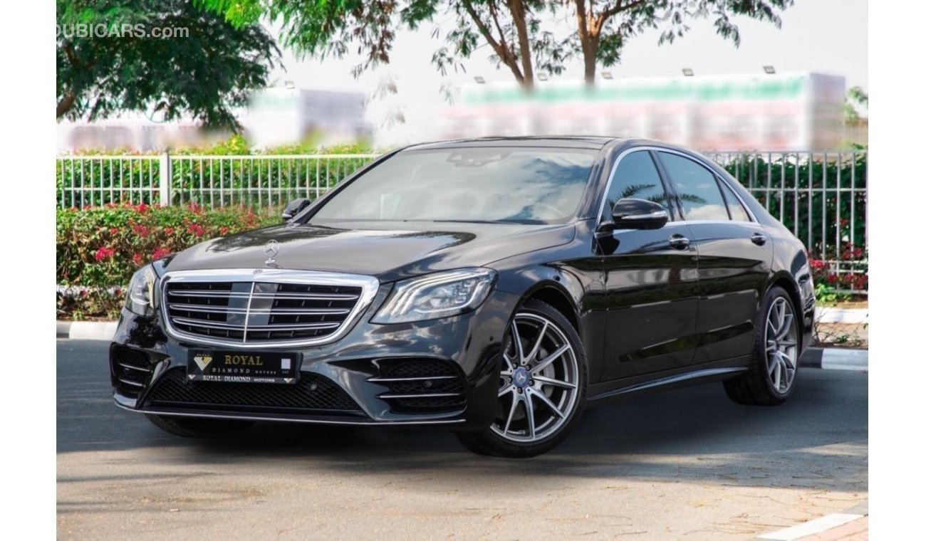 مرسيدس بنز S 450 Std Mercedes Benz S450 AMG kit GCC 2019 Under Warranty Free of Accident