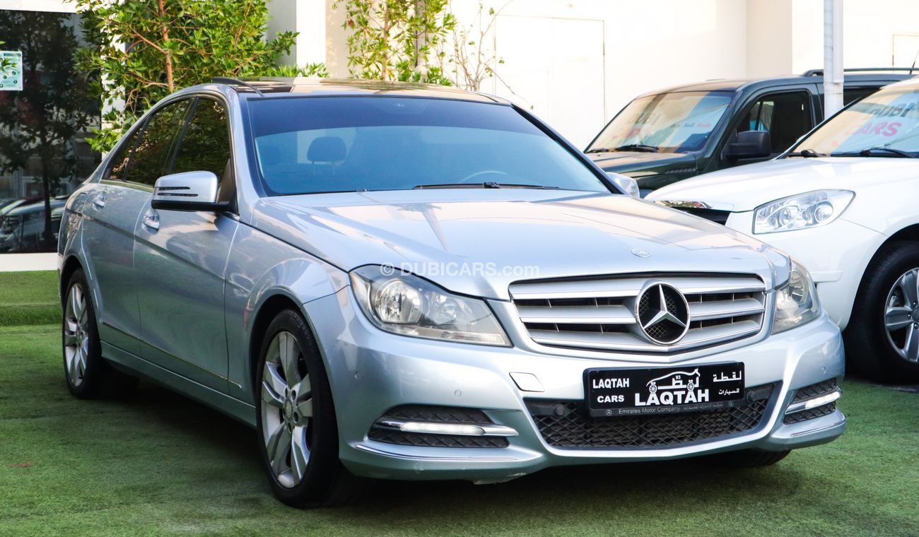 Mercedes-Benz C 200 Gulf panorama model 2013 silver color cruise control in excellent condition, you do not need any exp