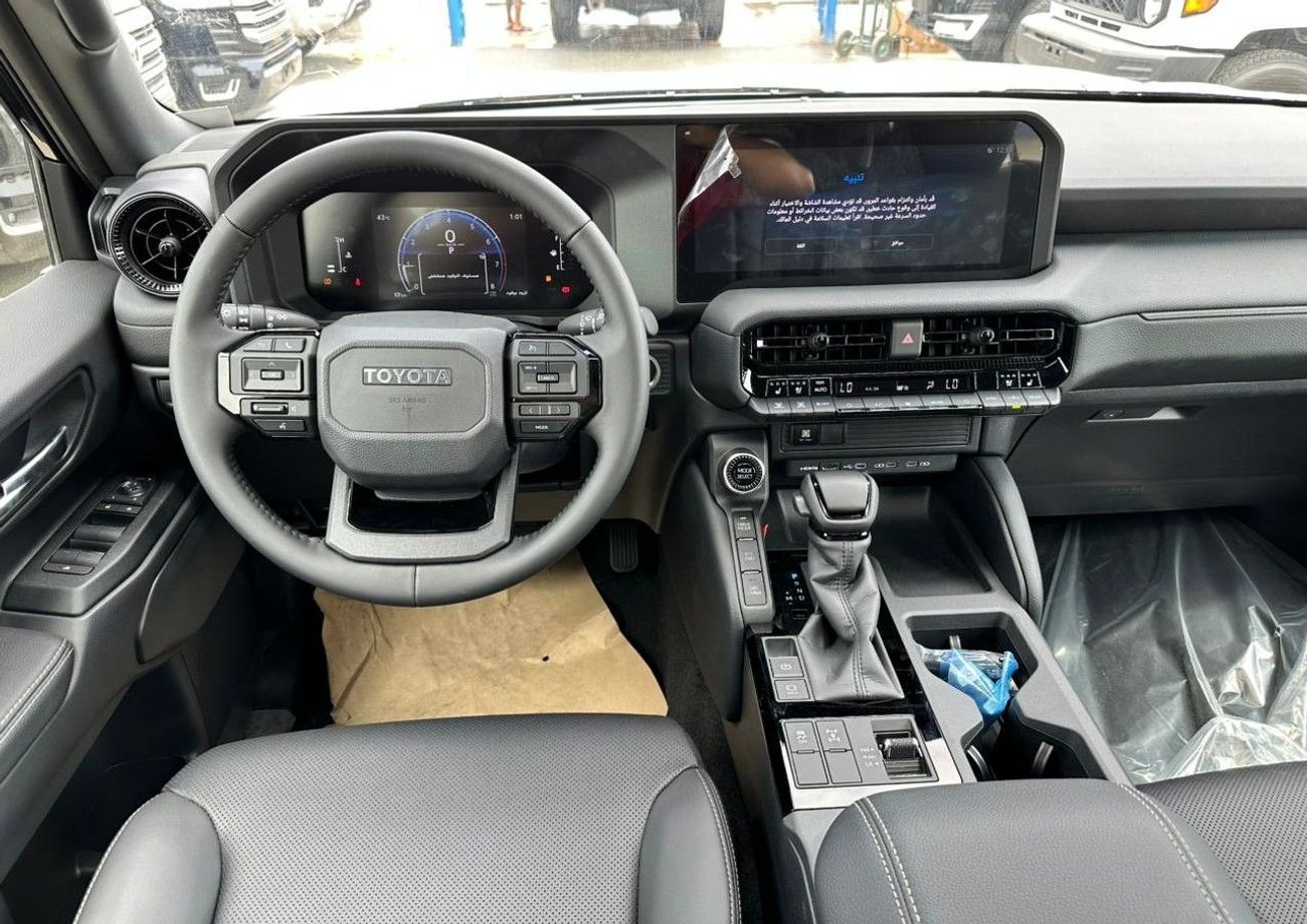 تويوتا برادو TOYOTA PRADO 2.4L PETROL BLACK 2025 GCC ALL-ROUNDER FULL (Export Only)