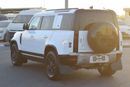 لاند روفر ديفندر 2021Model 2.0 petrol Engine full option tap of the range colour white Transmission Automatic Interio
