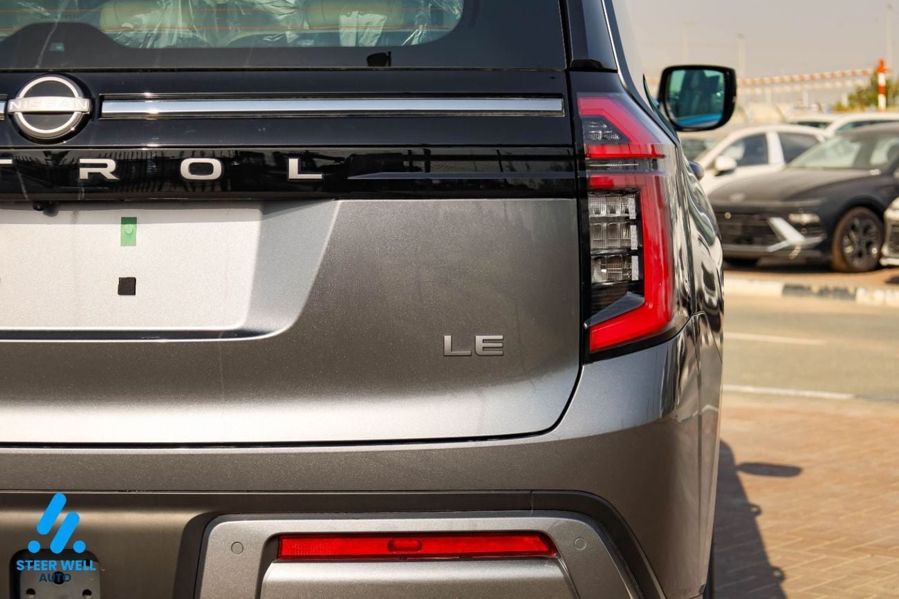 Nissan Patrol LE T2 3.5L V6 AWD 9AT 2026 | 8-Seater | Power Tailgate | 18” Alloy Wheels | Full Safety