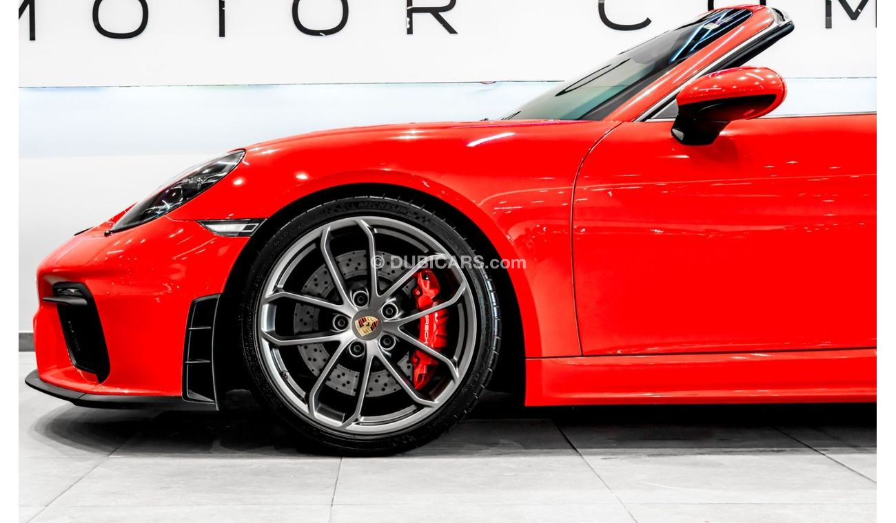 Porsche 718 Boxster 2020 Porsche 718 Spyder, Porsche Warranty + Service Contract, Low km, GCC