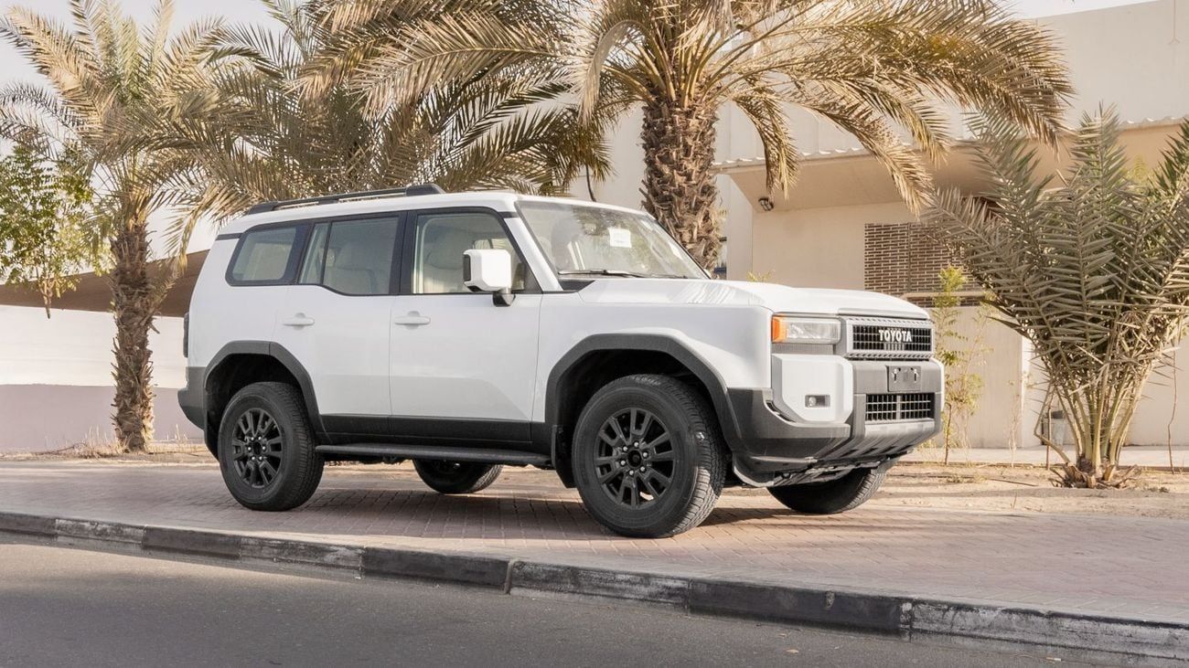 تويوتا برادو 2025 Toyota Prado TXL2 2.4L AT Petrol (White-Beige)