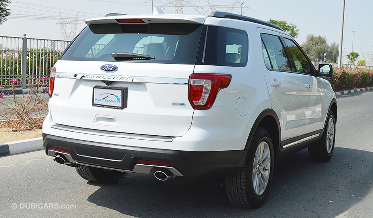 Ford Explorer XLT 2018, Ecoboost AWD GCC, 0km # 7-Seater # Turbo