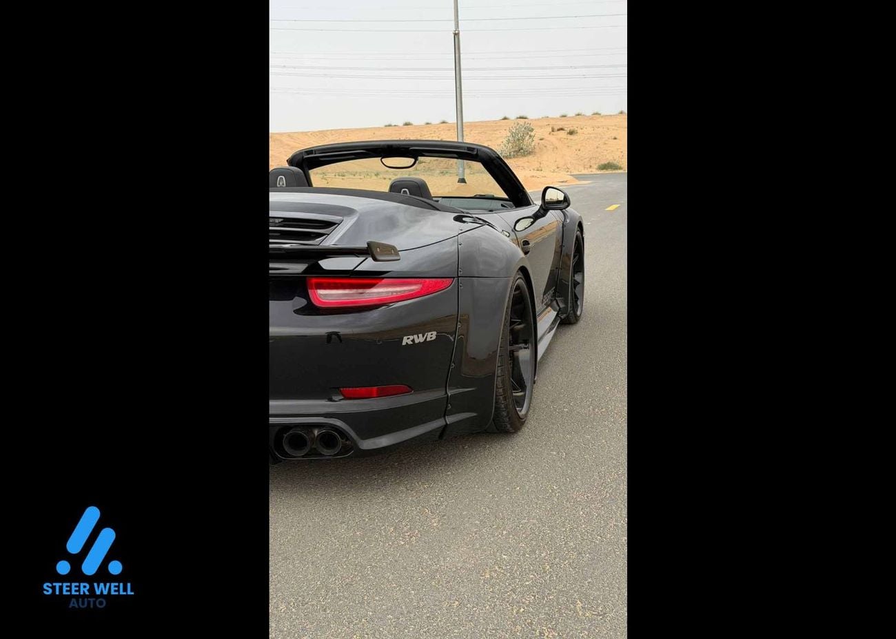 بورش 911 Carrera S 3.8L (385 HP) Convertible 2012 CABRIOLET | PDK | JAPAN SPECS | RWB-INSPIRED WIDEBODY