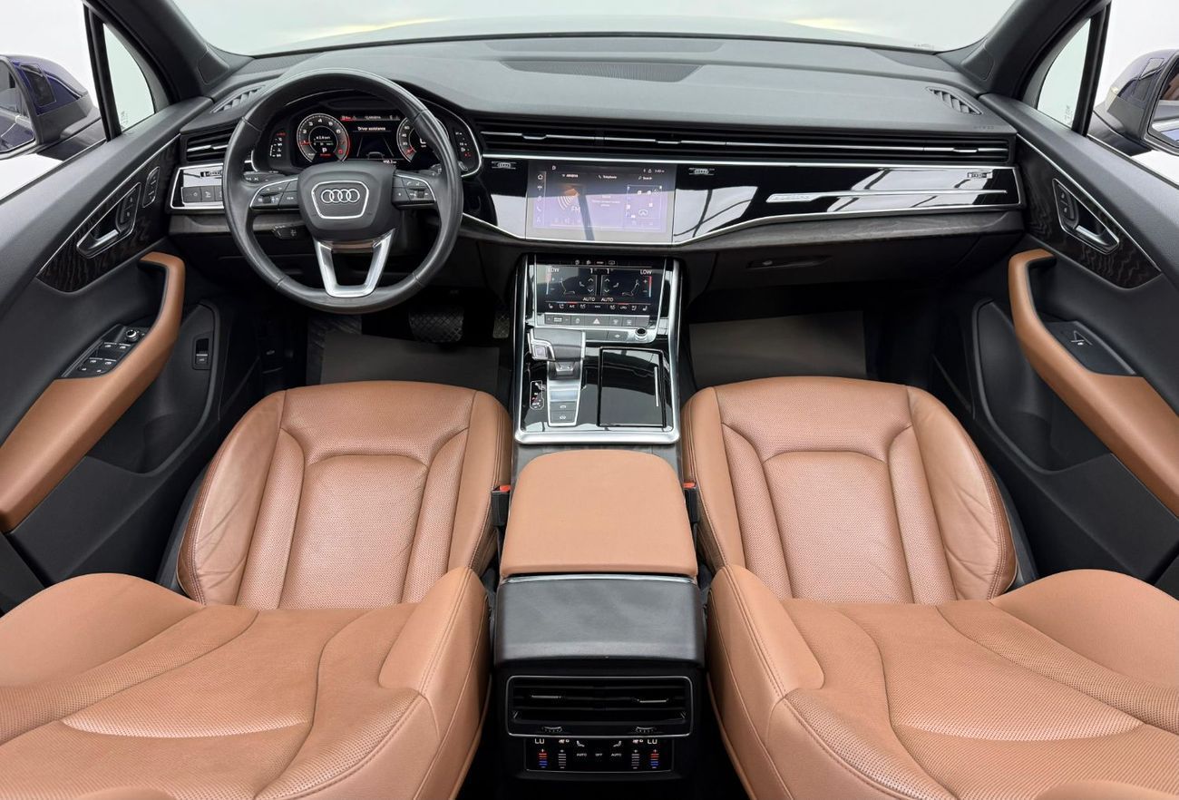 أودي Q7 55 TFSI S-LINE LUXURY 55 TFSI quattro S-Line 3.0L 2021 Audi Q7 55 TFSI S-Line, 2026 Audi Warranty, 2