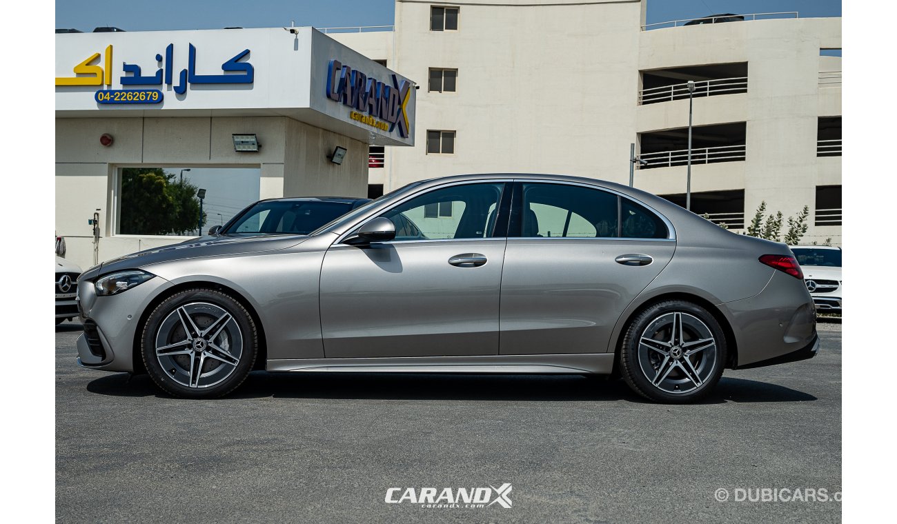 مرسيدس بنز C200 Sport 2022 Mojave Silver With Sunroof