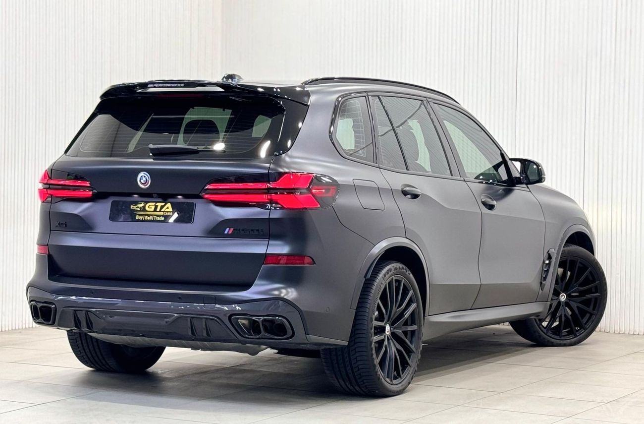 بي أم دبليو X5 M 2024 BMW X5 M60i xDrive, July 2028 BMW Warranty + Service Pack, Fully Loaded, Very Low Kms, GCC