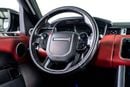 Land Rover Range Rover Sport GCC-22 Inch Rims-Black Contracting Roof-Red Interior