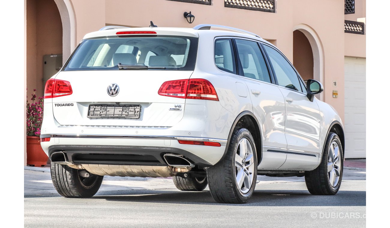 Volkswagen Touareg SEL Full option GCC 2016 AED 2,290 P.M with 0% D.P under warranty till 28/08/2021