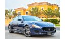 Maserati Quattroporte GTS - Agency Warranty - AED 3,799 Per Month - 0% DP