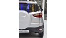 Ford EcoSport Ford ECO Sport Titanium ( 2016 Model ) in Silver Color GCC Specs